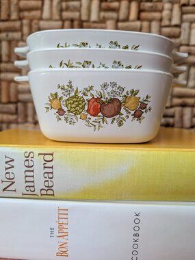 Set Of 3 "Fridgies" CorningWare Spice of Life P-41 & P-43